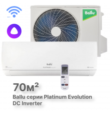 Сплит-система инверторного типа Ballu Platinum Evolution DC BSUI-24HN8_23Y комплект