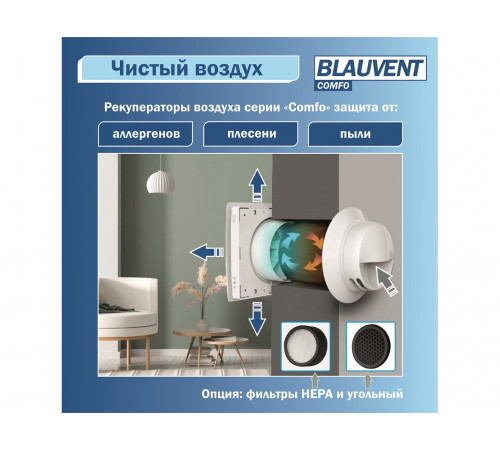 Рекуператор Blauvent COMFO 160 Рекуператор Blauvent COMFO 160