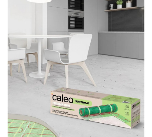 Нагревательный мат для теплого пола CALEO SUPERMAT 130 Вт/м2, 10 м2 Нагревательный мат для теплого пола CALEO SUPERMAT 130 Вт/м2, 10 м2