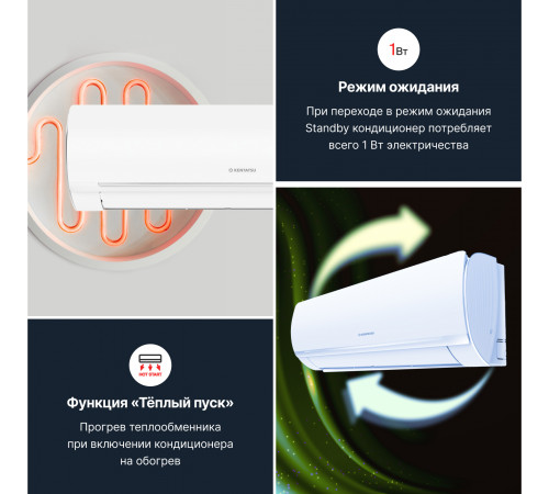 Тепловой насос типа «воздух-воздух» Kentatsu серии OTARI KSGOT70HZRN1/KSROT70HZRN1 Тепловой насос типа «воздух-воздух» Kentatsu серии OTARI KSGOT70HZRN1/KSROT70HZRN1