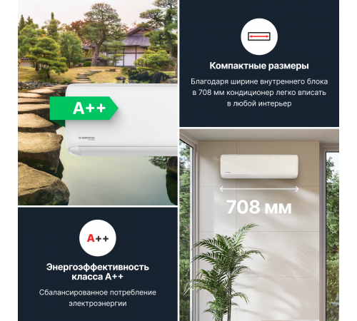 Настенная сплит-система Kentatsu Tiba Inverter KSGTI35HZRN1R/KSRTI35HZRN1R Настенная сплит-система Kentatsu Tiba Inverter KSGTI35HZRN1R/KSRTI35HZRN1R
