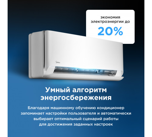Настенная сплит-система Midea серии Breezeless E MSFE-18N8D6-I/MSFE-18N8D6-O Настенная сплит-система Midea серии Breezeless E MSFE-18N8D6-I/MSFE-18N8D6-O
