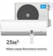 Настенная сплит-система Midea серии Breezeless MSFA2-09N8D6-I/MSFA1-09N8D6-O