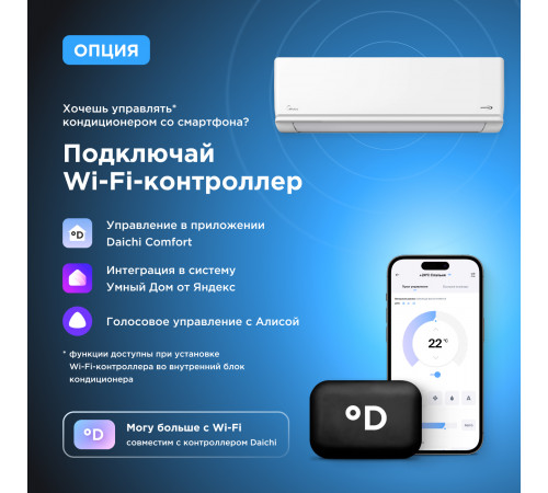 Настенная сплит-система Midea Unlimited Inverter MSAG2-18N8D0-I/MSAG2-18N8D0-O Настенная сплит-система Midea Unlimited Inverter MSAG2-18N8D0-I/MSAG2-18N8D0-O