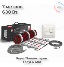 Комплект теплого пола Royal Thermo EasyFix Mat RTEM 2-180-3,5 с терморегулятором Basic