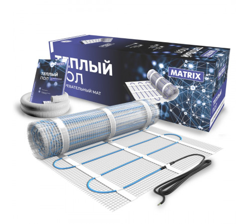 Теплый пол нагревательный мат MATRIX 18,0 кв.м Теплый пол нагревательный мат MATRIX 18,0 кв.м