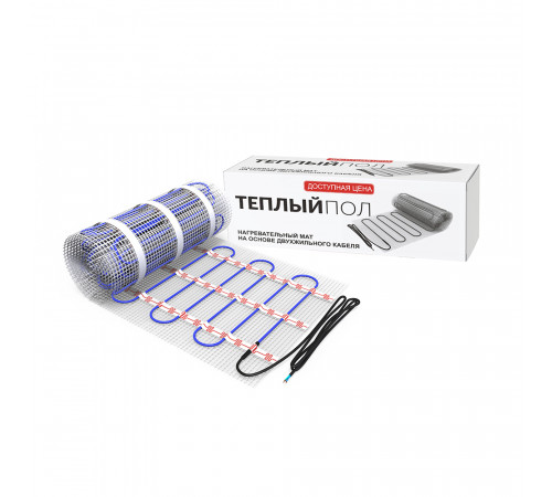 Теплый пол нагревательный мат 8 кв.м.