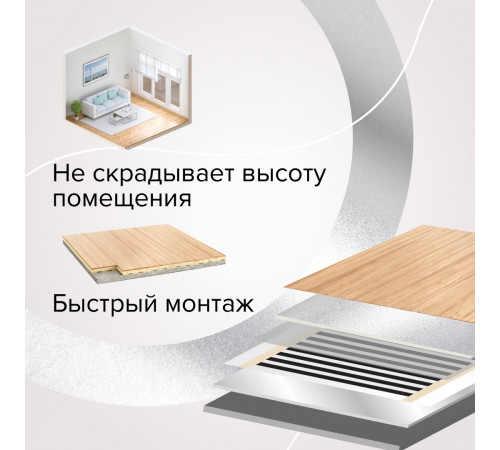 Теплый пол пленочный CALEO PLATINUM 230 ВТ/м2 6,0 м2 Теплый пол пленочный CALEO PLATINUM 230 ВТ/м2 6,0 м2