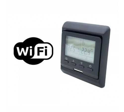 Терморегулятор программируемый E 51.716 Wi-Fi черный Терморегулятор программируемый E 51.716 Wi-Fi черный