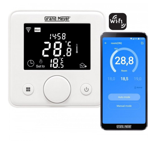 Терморегулятор Grand Meyer Mondial Series W330 с функцией Wi-Fi Терморегулятор Grand Meyer Mondial Series W330 с функцией Wi-Fi