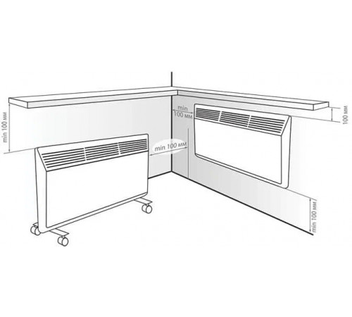 Электроконвектор ZILON Комфорт ZHC-2000 SR3.0
