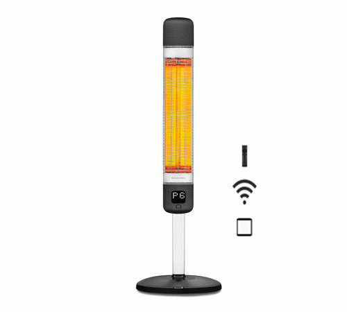 Карбоновый обогреватель Luxeva SMART 2500-FR Black