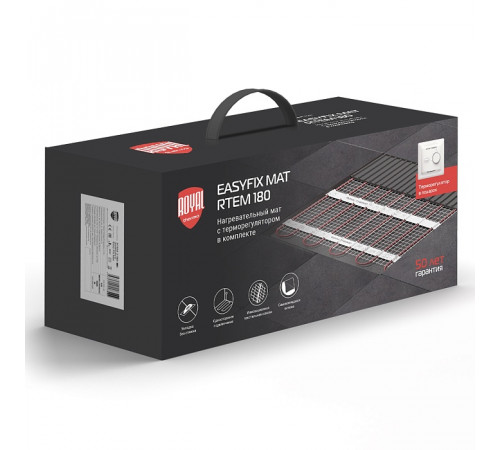 Комплект теплого пола Royal Thermo EasyFix Mat RTEM 2-180-3,5 с терморегулятором Basic Комплект теплого пола Royal Thermo EasyFix Mat RTEM 2-180-3,5 с терморегулятором Basic