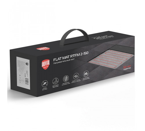 Комплект теплого пола Royal Thermo Flat Mat RTFM 2-150-2 Комплект теплого пола Royal Thermo Flat Mat RTFM 2-150-2