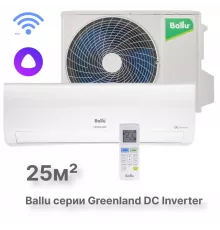 Сплит-система инверторного типа Ballu Greenland DC BSGRI-09HN8_22Y комплект