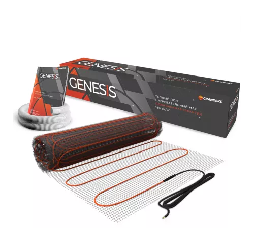 Нагревательный мат для теплого пола Genesis 360 Вт - 2,0 кв.м Нагревательный мат для теплого пола Genesis 360 Вт - 2,0 кв.м