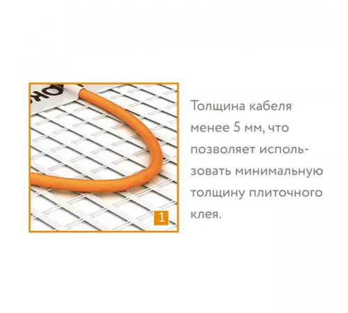Нагревательный мат Теплолюкс TROPIX МНН 320 Вт/2,0 кв.м Нагревательный мат Теплолюкс TROPIX МНН 320 Вт/2,0 кв.м
