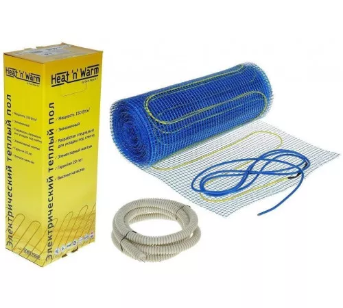 Теплый пол нагревательный мат Heat'n'Warm EcoNG150-090 (9,0 кв. м) Теплый пол нагревательный мат Heat'n'Warm EcoNG150-090 (9,0 кв. м)