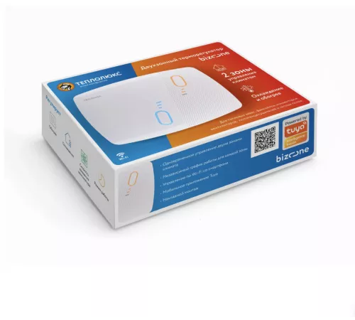 Терморегулятор двухзонный Теплолюкс BiZone Wi-Fi программируемый