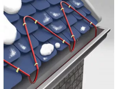 Как устроена и работает система кабельного антиобледенения крыши