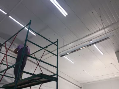 Обогреватели на производство домов.