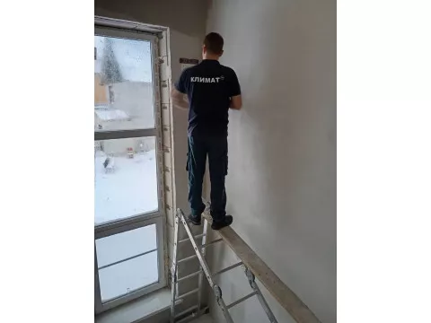 Установка системы вентиляции в двухэтажном доме в Тайгинском парке, Новосибирск