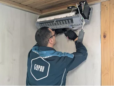 Монтаж кондиционера Energolux SAS09M1-AIB в летней кухне в с. Нелюбино – работа для постоянного клиента