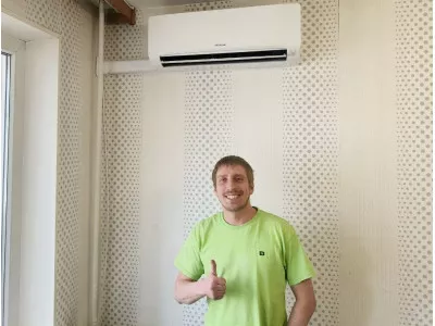 Установка надёжного кондиционера Shiratama DJ35 — решение «раз и навсегда» для квартиры 22 м²
