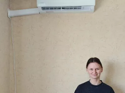 Установка инверторного кондиционера Loriot в детскую комнату на солнечной стороне — комфорт от «Бурана» в Барнауле