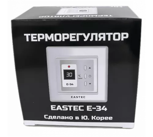 Терморегулятор EASTEC E-34 белый (Встраиваемый 3,5 кВт)