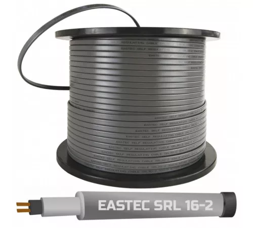 EASTEC SRL 16-2 M=16W (300м/рул.),греющий кабель без оплетки, пог.м. EASTEC SRL 16-2 M=16W (300м/рул.),греющий кабель без оплетки, пог.м.