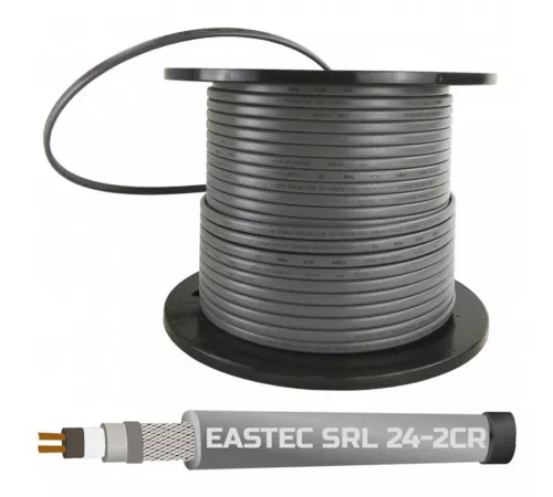 EASTEC SRL 24-2 CR, M=24W (200м/рул.), греющий кабель, пог.м. EASTEC SRL 24-2 CR, M=24W (200м/рул.), греющий кабель, пог.м.
