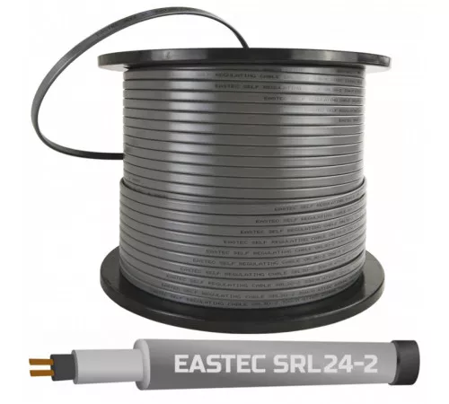 EASTEC SRL 24-2 M=24W (300м/рул.), греющий кабель без оплетки, пог.м. EASTEC SRL 24-2 M=24W (300м/рул.), греющий кабель без оплетки, пог.м.