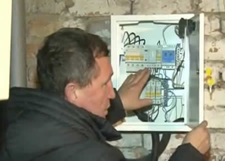 Пример шкафа управления